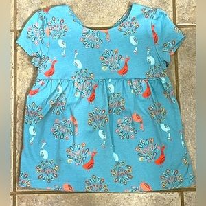 Carters Blue Peacock Babydoll Tee Size 4T